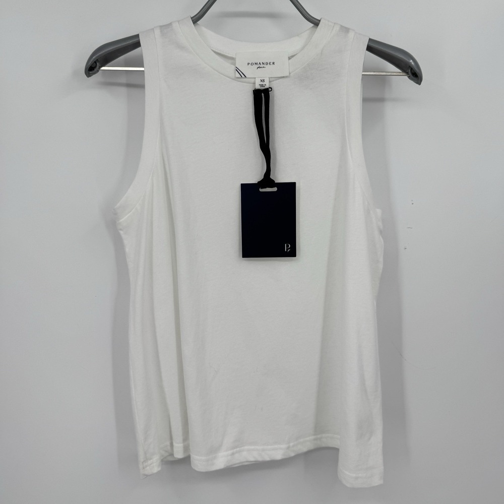 Pomander Place by Tuckernuck White Sleeveless Anthos Tank Top sz XS 100% Cotton*